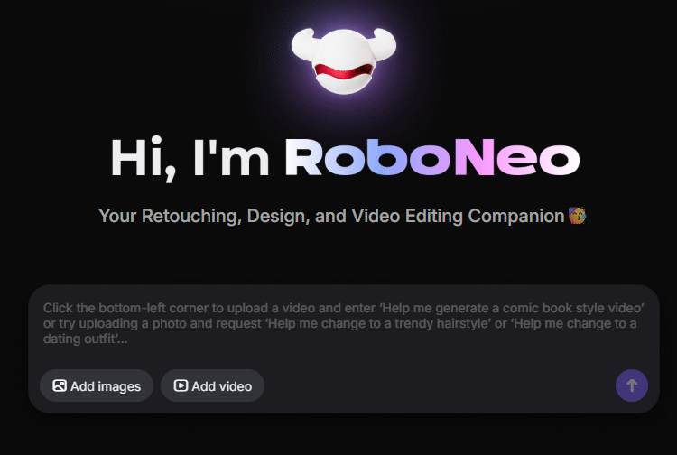 RoboNeo.com: Revolutionizing Visual Design with AI